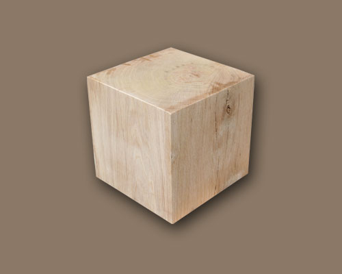 Cube chêne massif 10 - Quincadeco